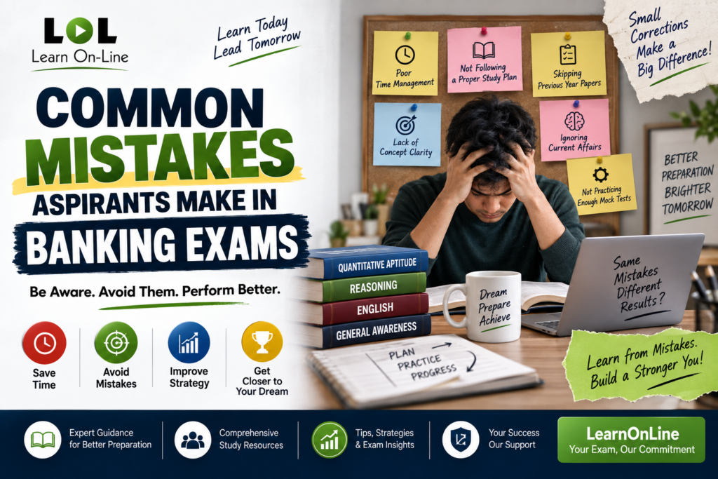 Common Mistakes Aspirants Make in Banking Exams